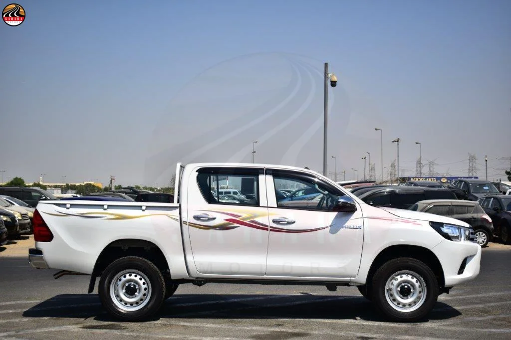 2026 Toyota Hilux Double Cabin Pickup - Side View | Hilux DLXG 2.4L | Hilux Diesel Manual | Sahara Motors Dubai